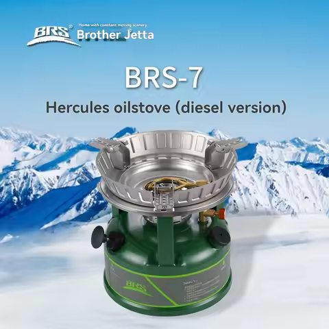 2026Camping Stove Gasoline Stove Diesel Stove BRS-7 Portable Windproof Backpack Stove Outdoor Cookin