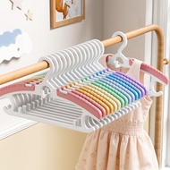 CTIME 28 Pack Mini Colorful Baby Closet Hangers For Skirts, Pants, Vests | Extendable Shoulders,Side