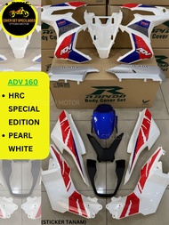 RAPIDO Cover Set HONDA Adv Adv160 Hrc Special Edition Pearl White Body Cover Coverset Sticker Tanam 