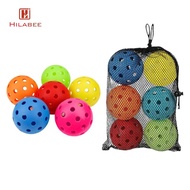 HILABEE 6x Pickleball Balls Training Pickleball for Games Tournament Play Outdoor
