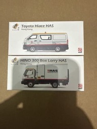 Tiny 微影 Toyota Hiace HAS 及 HINO 300 Box Lorry 模型車