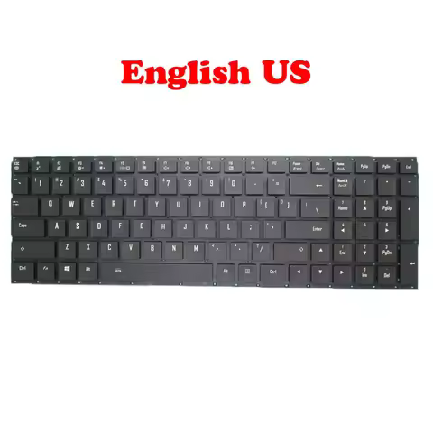 Laptop No Backlit US Keyboard For Gigabyte For AERO 15 RP65W 15-W8 15-X8 15-X9 2Z703-FR562-G30S SKB1