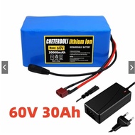 60V16S2P30Ah18650Lithium Ion16String2Battery Pack for Electric Scooter and Electric Bicycle4.6