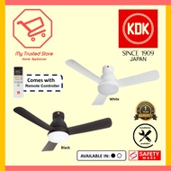 KDK U48FP 48" / 120cm LED DC Motor Ceiling Fan W DC Light