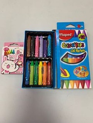 12色油畫棒(粉蠟筆🖍️)+8色蠟筆
