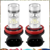 2X H8 H11 H16 6000K White 100W High Power LED Fog Light Driving Bulb DRL