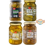 Coles Burger Pickles / Dill Gherkins / Sliced Jalapeno / Bread & Butter Sliced Pickles / Sweet Spice