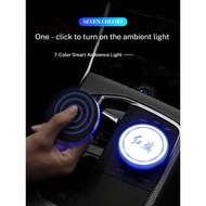 Car LED Cup Holder Lights Rear Windshield Decorative For Hongqi H5 H6 H7 H9 HS7 E-HS3 LS5 E-QM5 HS3 