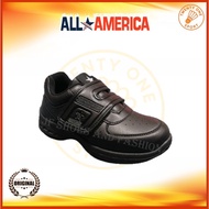 ALL AMERICA PVC Black School Shoes | Kasut Sekolah Hitam PVC All America Original 4916