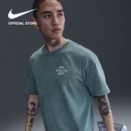 Nike Mens M90 Gym Tee - Smokey Blue