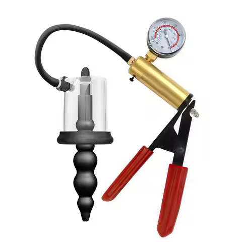 Manual Anal Plug Vacuum Pump Toys for Men Women Adult Powerful Suction Prostate Stimulator Anus Dila