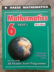 Haese Mathematics 6 MYP 1 Third Edition