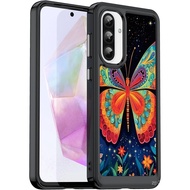 untuk Sarung Galaxy A56 5G,Sarung Samsung A56 5G,Pinggul PC Jelas + Bampar TPU Lembut Kanta Kamera P