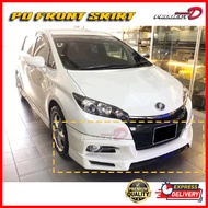 💥Ready Stock💥Toyota Wish *2012~2018* PU Front Skirting (Admiration) (Without Paint)