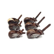 VINTAGE CASTERS WHEELS METAL 16556 - 6 CHAIR WHEELS - TABLE LEGS - TABLE WHEELS - FURNITURE WHEELS