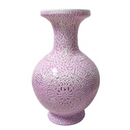 200Pcs/Set 3D Puzzle Vase with LED Light DIY Handmade Jigsaw Puzzle Flower Vase Kids Adults Educatio