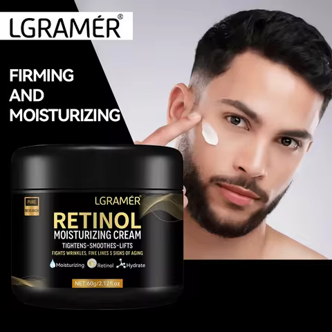Men's Retinol Face Moisturizer Moisturizing Retinol Cream Moisturizing Anti-Wrinkle Aging Shrink Por