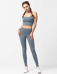 BSD Women's Seamless Yoga 2 Piece Outfits,Sports Vest Bra and High Waist Pants.Sports Leggings Yoga