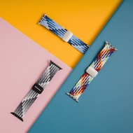 【最新Watch適配】Apple Watch Candy 編織尼龍錶帶(38/40/41mm)