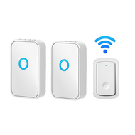 全城熱賣 - 【雙門鈴】大音量無線門鈴 遠距離無線傳輸 USB充電無線門鈴 無線門鍾 多鈴聲