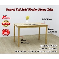 Yi Success Razo Wooden Dining Table / Wooden 4 x 2.5 Feet Dining Table / 4 Feet Dining Table / Quali