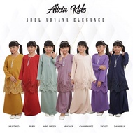 Baju Kurung Alicia I Kurung Lace Budak Kids I Kurung Fesyen Terkini 2023 I Baju Raya 2023 I Set Sedo