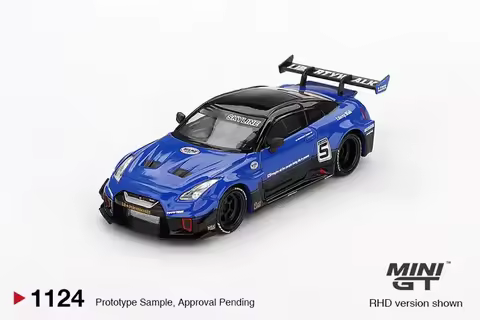 PreSale MINI GT 1:64 LB-Silhouette WORKS GT35 GT-RR Ver.2 Die-Cast Car Model Collection Miniature