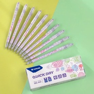 Thien Long Quick-Dry Liquid Gel Pen 0.5mm GEL-045 (Purple Ink)