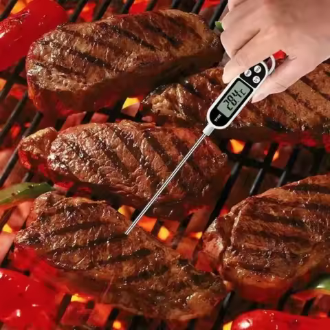 Food Thermometer TP300 Digital Kitchen Water Oil Thermometer for Meat Cooking Food Probe BBQ Electro
