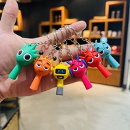 Creative Sprunki Keychain Rhythm Box Pendant with Doll