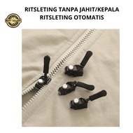 SEWINGLESS ZIPPER UNIVERSAL ZIPPER REPLACEMENT ZIPPER HEAD/