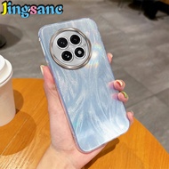 Jingsanc sang trọng Laser lông Ốp điện thoại cho Oneplus 13 vỏ Flash Ống kính bảo vệ vỏ lưng chống s