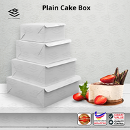 [Ready Stock] Plain Cake Box Without Window / White Cake Box / Kotak Kek / Kotak Kek Lapis