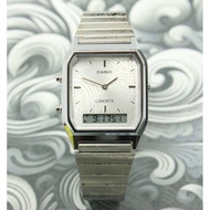 Casio AQ-230ELT-7A Silver Liberty Collaboration Model Vintage Style Unisex Watch
