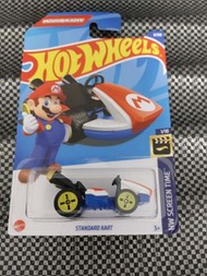 【Mario kart】[2022 version]全新風火輪紅/白/藍色瑪利歐"mariokart"模型玩具小型賽車 hotwheels red/white/blue color Mario kar