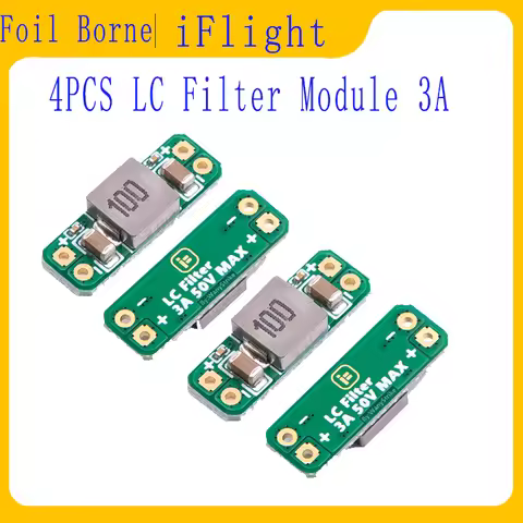 4pcs LC Filter Module 3A 5-30V Built-in Reverse Polarity Protection Reduce the effect of radiated in