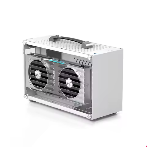 Pccooler I100 PC Computer CaseChassis Supports i7 11700 RTX3080 PSU HTPC PC Gaming Case All Aluminum