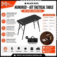 BLACKDOG Outdoor IGT Table Folding Adjustable Aluminum Alloy Camping Tactical Table Portable IGT Set