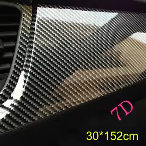 Car 7D Carbon Fiber Sticker Color Changing Film Body 5d 6D High Gloss Carbon Fiber Interior Film Bod