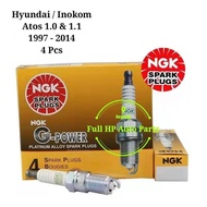 NGK G-Power Platinum Spark Plug for Hyundai / Inokom Atos (1997 - 2014)