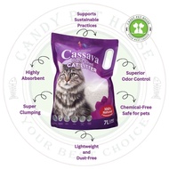 ES Premium Cassava Pasir Kucing / Cassava Plant-Based  Cat Litter - 7L/2.3KG