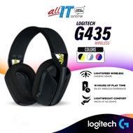 Logitech G435 LIGHTSPEED Wireless Gaming Headset | LightWeight Headset | Over Ear Headphones with Mi
