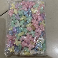 LILIN 1 Pound And 1/2 Pound Butterfly Beads Simer Candle AB Glossy Mix Color