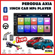 Perodua Axia Car MP5 Player 7018B 7 Inch TFT Screen Double 2 DIN Car FM Stereo Radio Player Kereta P