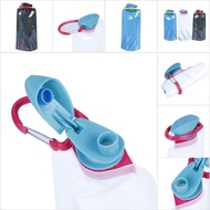 [Ready Stock 0827] Reusable 700mL Sports Travel Collapsible Folding Drink Water Bottle Kettle