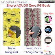 Sharp AQUOS Zero 5G Basic/ zero 6 nano flexible screen protector, transparent, matte, anti-fingerpri