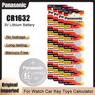 5-20PCS Panasonic CR1632 3V Lithium Battery For Watch Clocks Remote Control Toys Car Key DL1632 ECR1632 GPCE1632 Button Cell