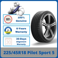 [2PCS RM1260] 225/45R18 Michelin Pilot Sport 5 PS5 *Year 2022
