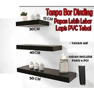 KAYU Decorative Wall Shelf/Wood Shelf Wall Shelf/Floating Shelf (PVC Coating-Width 12cm)