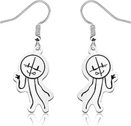 BFDI TPOT Inspired Gift Animatic Battle Earrings Cartoon Fan Jewelry Cosplay Merch